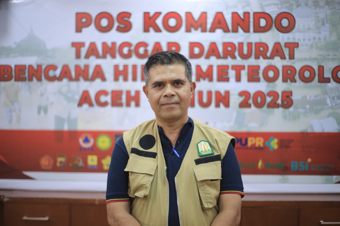Juru Bicara Pos Komando Tanggap Darurat Bencana Hidrometeorologi Aceh 2025, Murthalamuddin