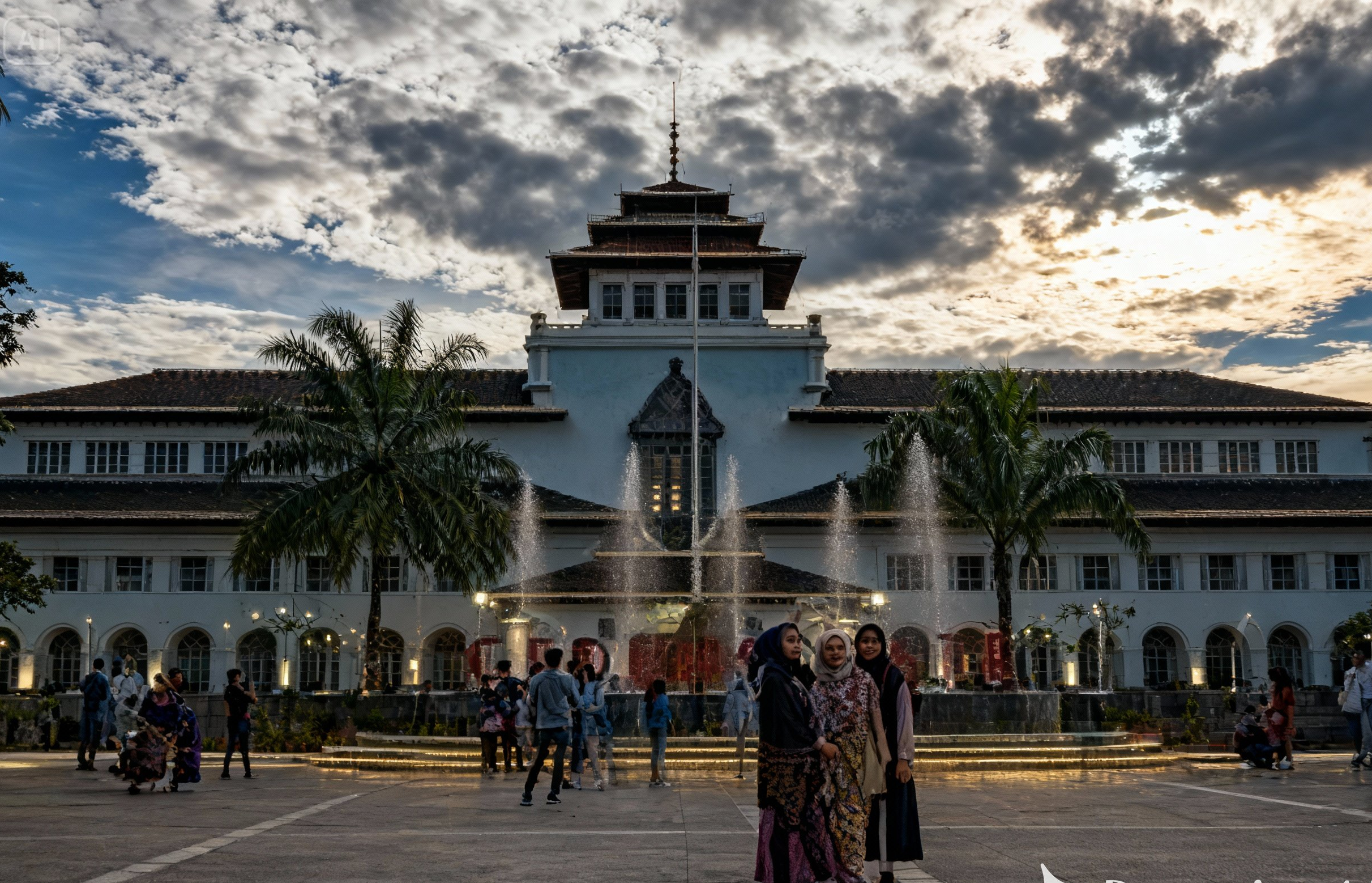 Bandung Berawan di Akhir Pekan, Berpotensi Hujan RIngan