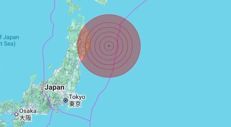 Ilustrasi Gempa di Jepang