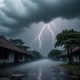 Ilustrasi Hujan Petir