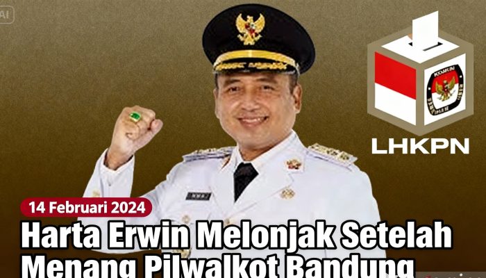 Sebelum Ditahan Kejaksaan, Harta Erwin Melonjak Setelah Menang Pilwalkot Bandung