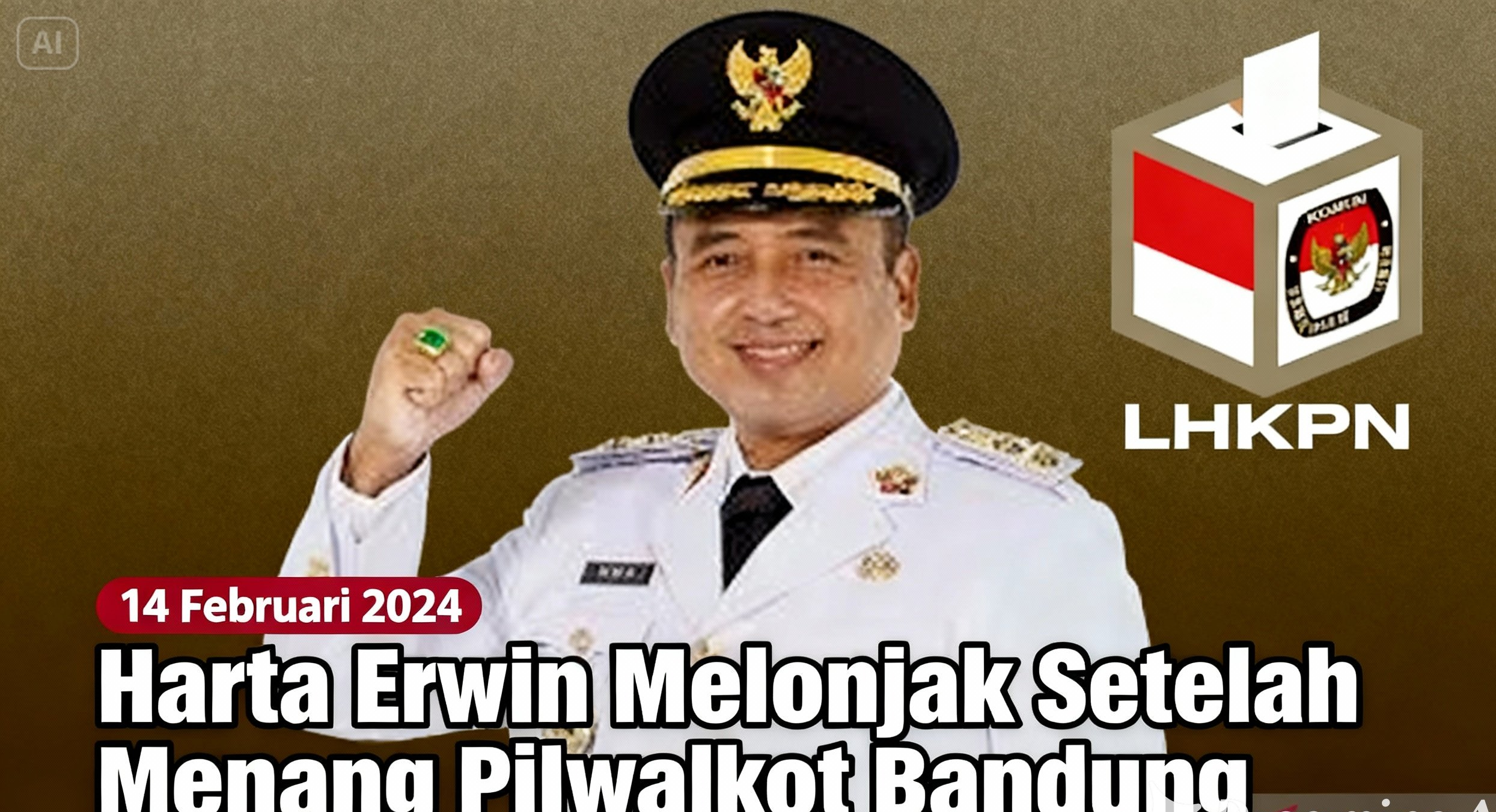 Ilustrasi Kekayaan Wakil Walikota Bandung