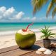 Ilustrasi Minuman Air Kelapa
