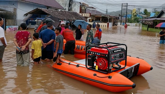 Pemerintah Pusat Kirim Genset dan Ponsel untuk Korban Banjir di Sumatera