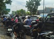 Kemacetan Parah Terusan Buah Batu Lumpuhkan Lalu Lintas Akibat Banjir Citarum