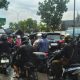 Macet di Jalan Terusan Buah Batu dekat Pasar Kordon