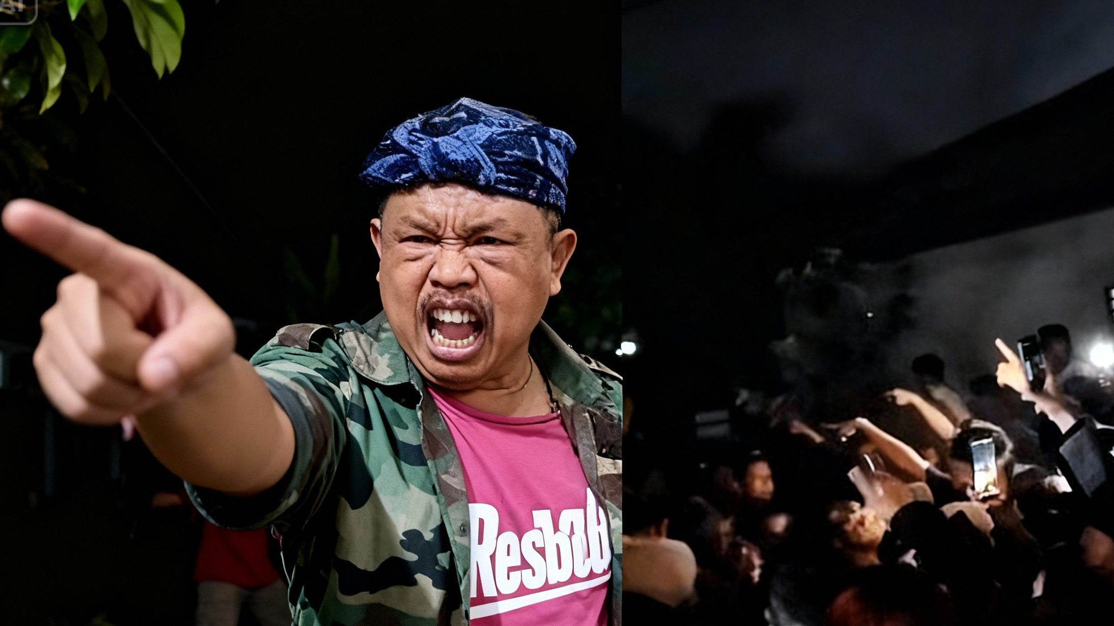 Massa yang Marah Geruduk Rumah Resbob