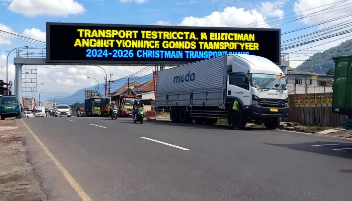 Satlantas Garut Terapkan Pembatasan Angkutan Barang Jelang Libur Nataru