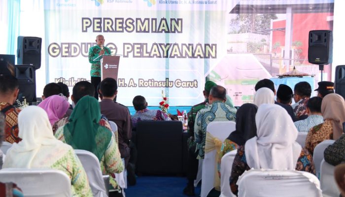 Klinik Utama Rotinsulu Garut Diresmikan, Pemerintah Dorong Penguatan Layanan Paru-TB