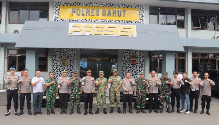 Kapolres Garut Terima Kunjungan Danrem, Perkuat Sinergi TNI-Polri