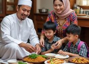 Ilustrasi Keluarga Muslim