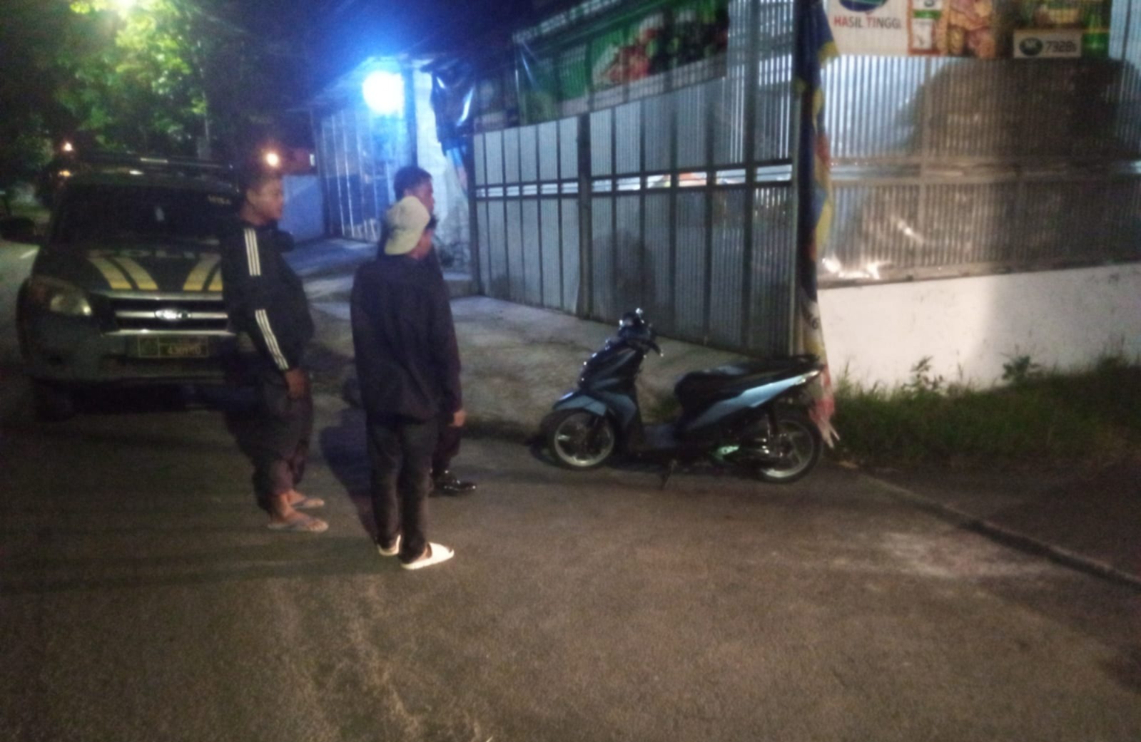 Tempat Kejadian Perkara Warga Malangbong Garut Tersengat Listrik