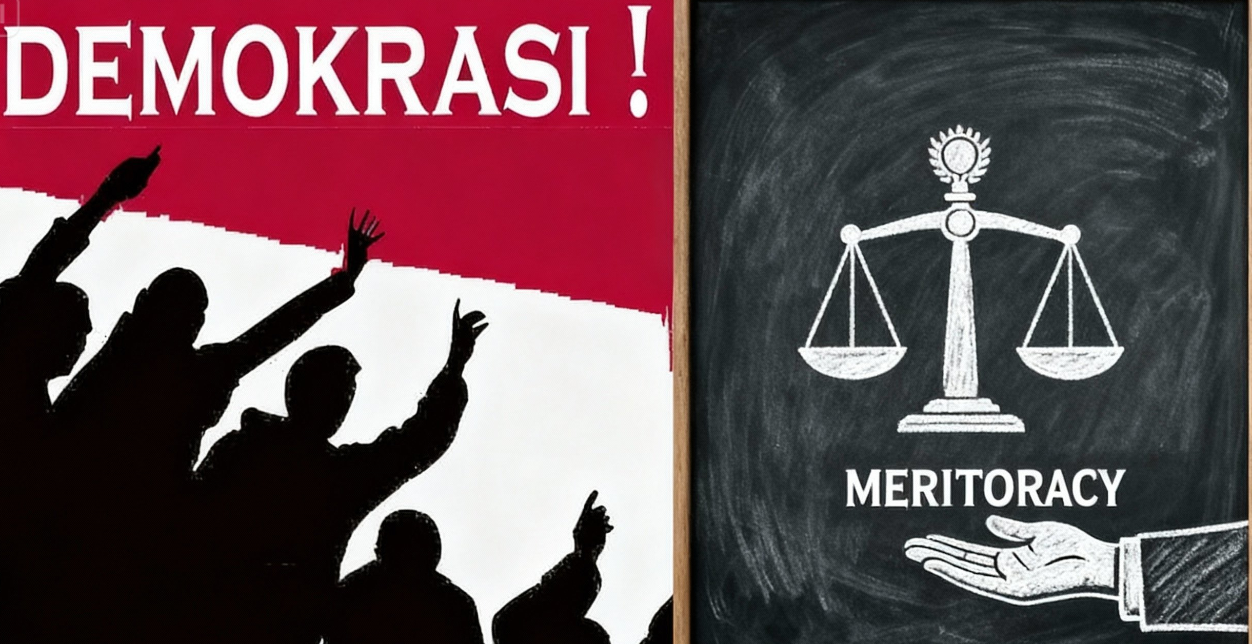 Ilustrasi Demokrasi dan Meritokrasi