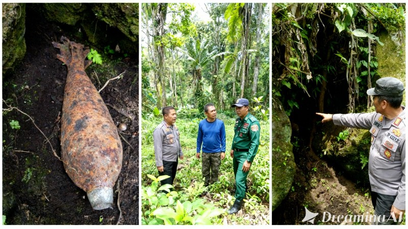 Penemuan Mortir di Tarogong Kabupaten Garut