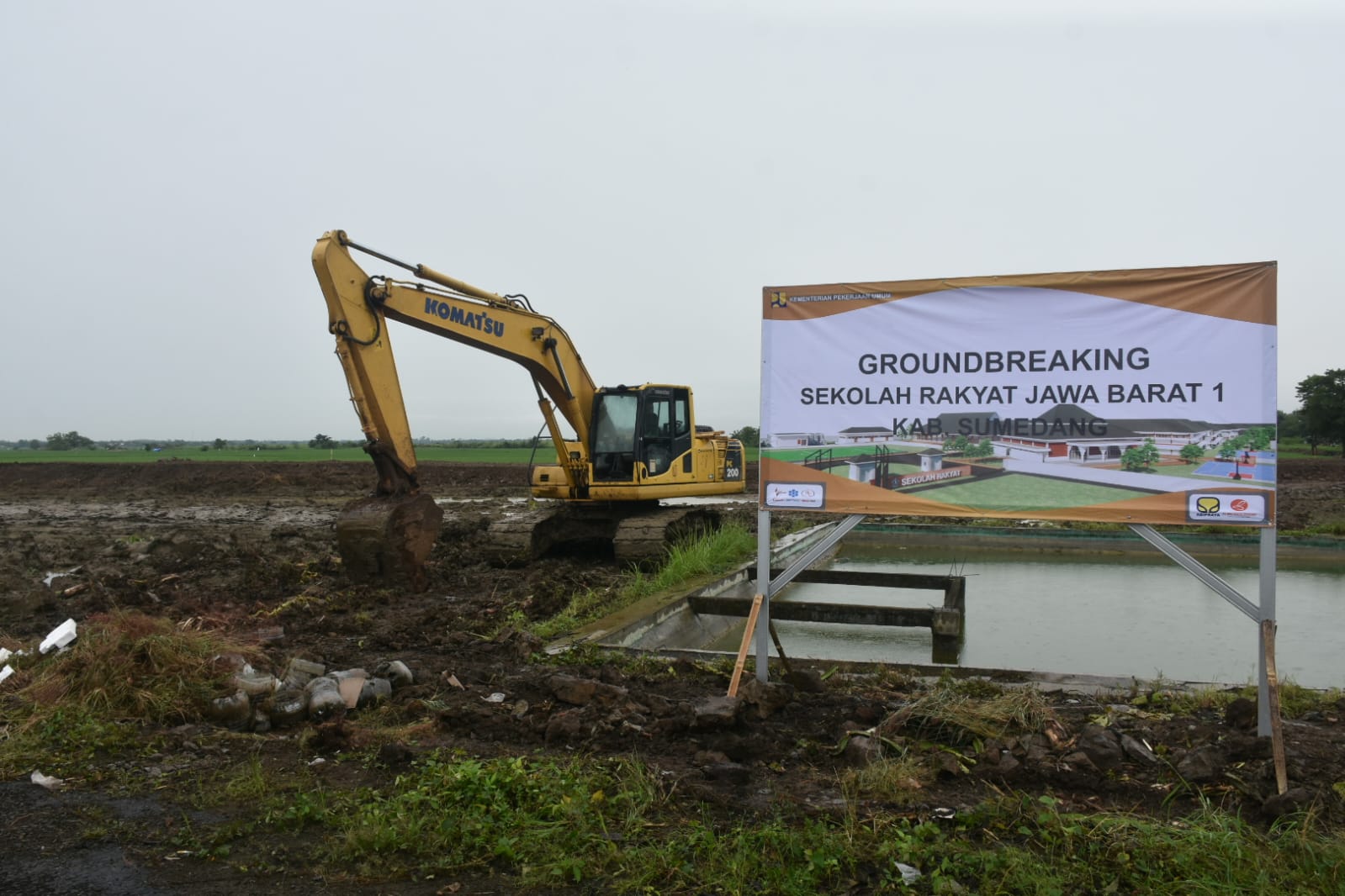 Ground Breaking Sekolah Rakyat di Kabupaten Sumedang