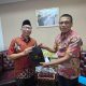 Gubernur Lampung Rahmat Mirzani Djausal bersama Ketua PWI Lampung Wirahadikusumah