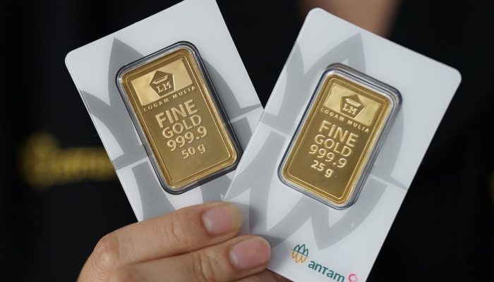 Harga Emas Antam Bertahan Usai Sentuh Level Tertinggi