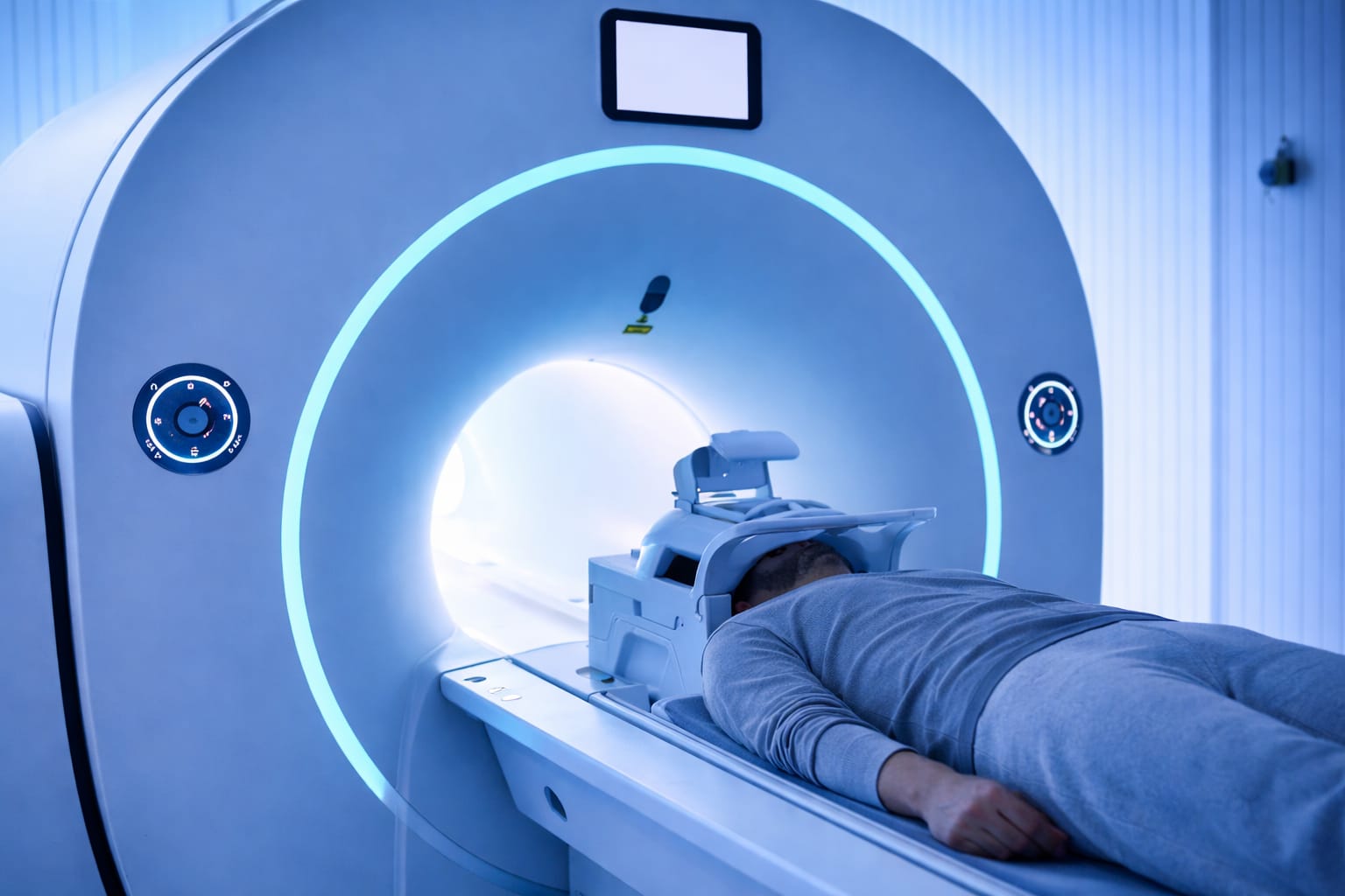 Ilustrasi Pasien Menjalani Terapi MRI