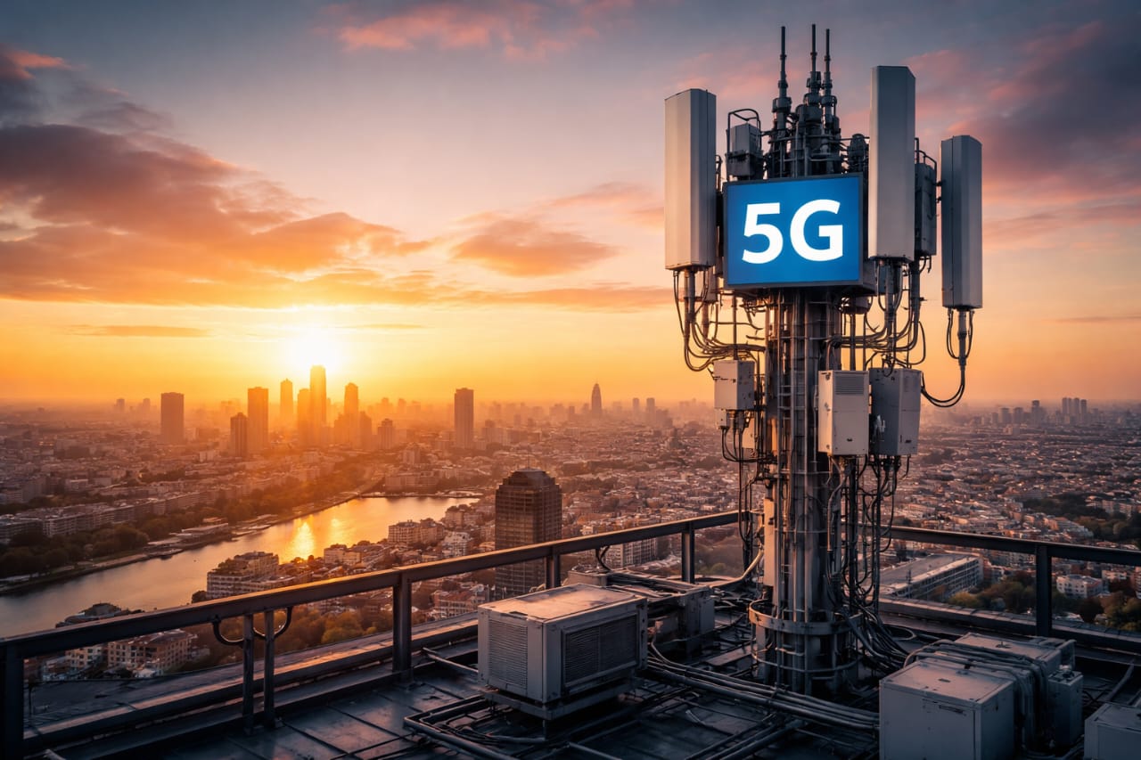 Ilustrasi Teknologi Internet 5G