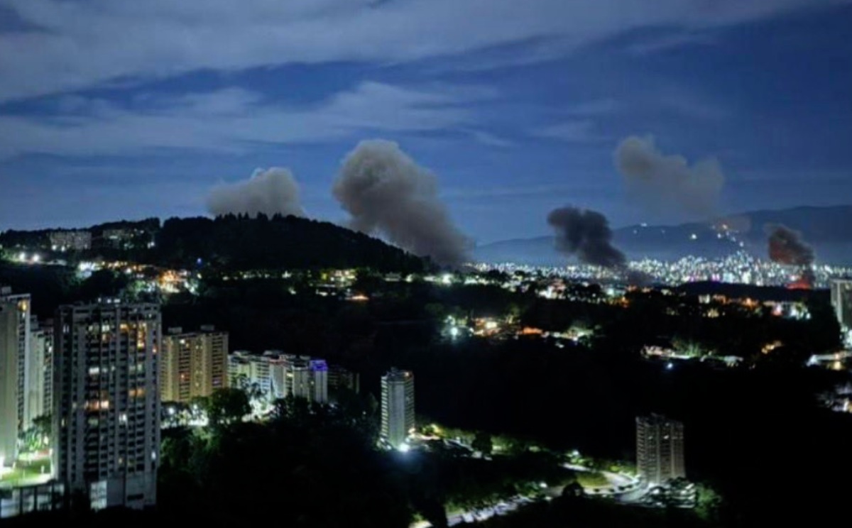 Ibu Kota Venezuela, Caracas Membara saat Diserang Pasukan AS