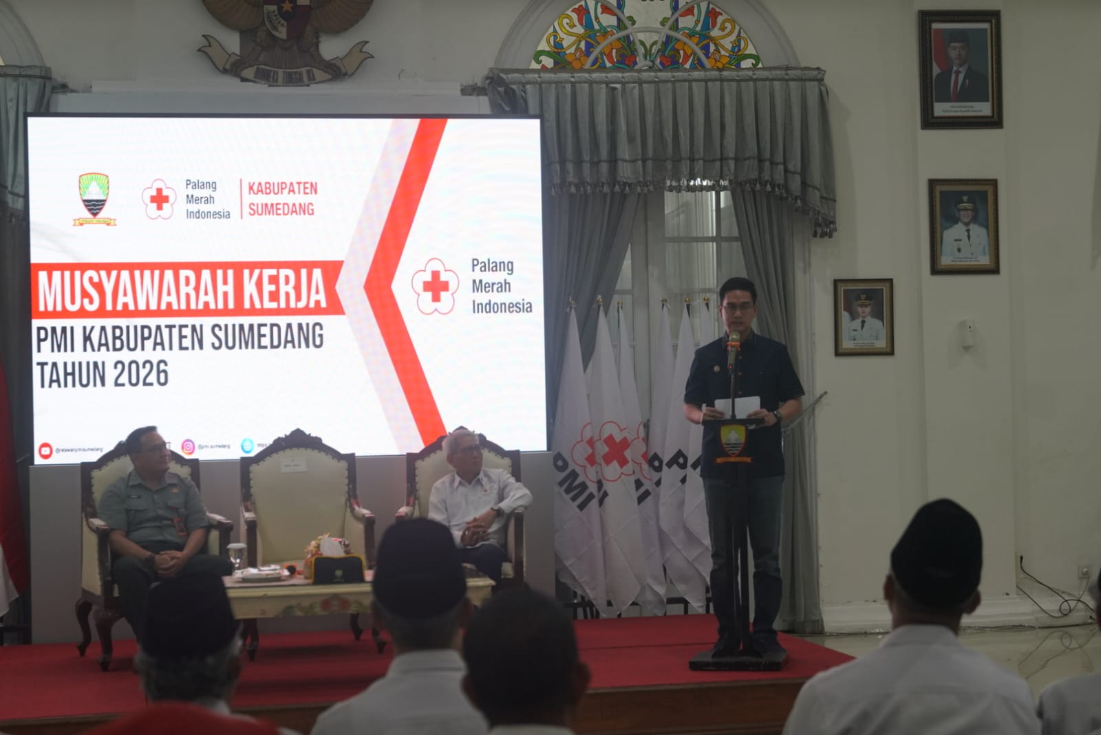 Pembukaan Musyawarah Kerja PMI Sumedang
