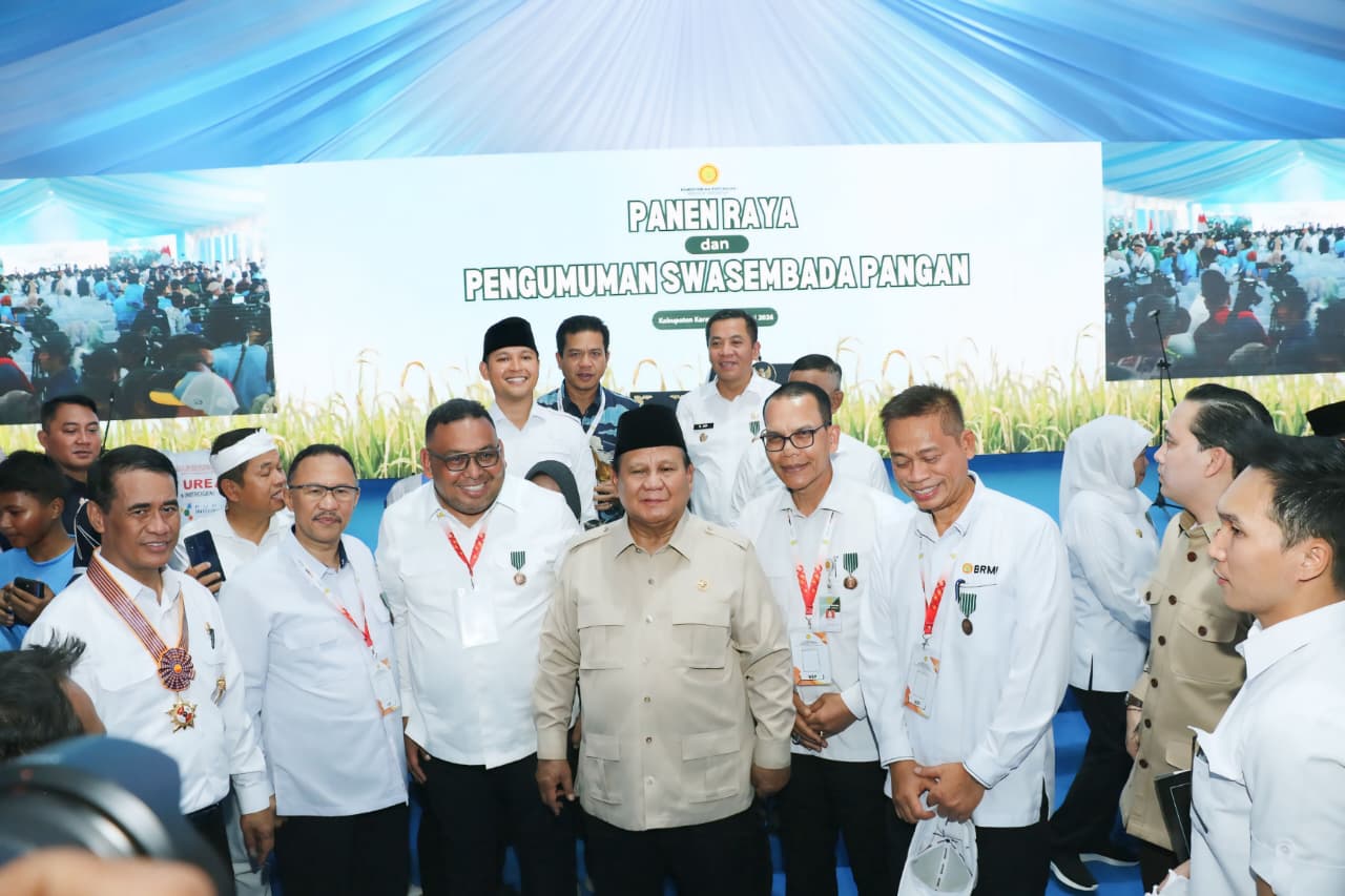 Pencanangan Swasembada Pangan Oleh Presiden Prabowo Subianto