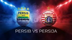 Ilustrasi Persib Bandung vs Persija Jakarta