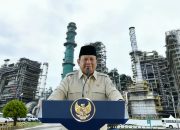 Prabaowo Resmikan Kilang Minyak Baru