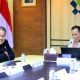 Ketua Umum JMSI Teguh Santosa (kiri) dan Menkop Ferry Juliantono (kanan)