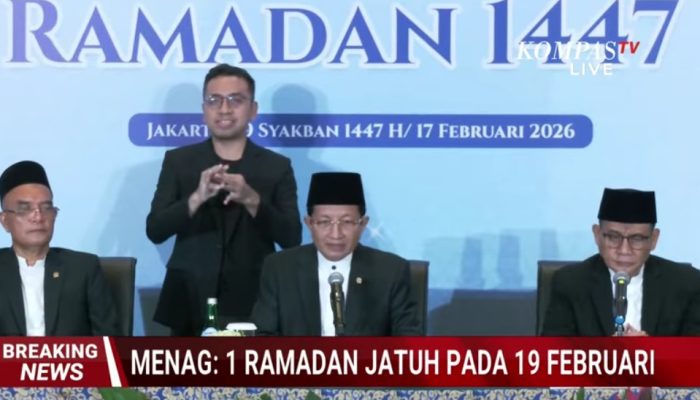 Pemerintah Tetapkan Awal Ramadhan 19 Februari 2026