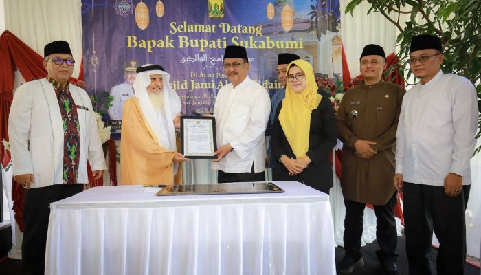 Bupati Asep Japar Resmikan Masjid Al-Walidain Jampangtengah