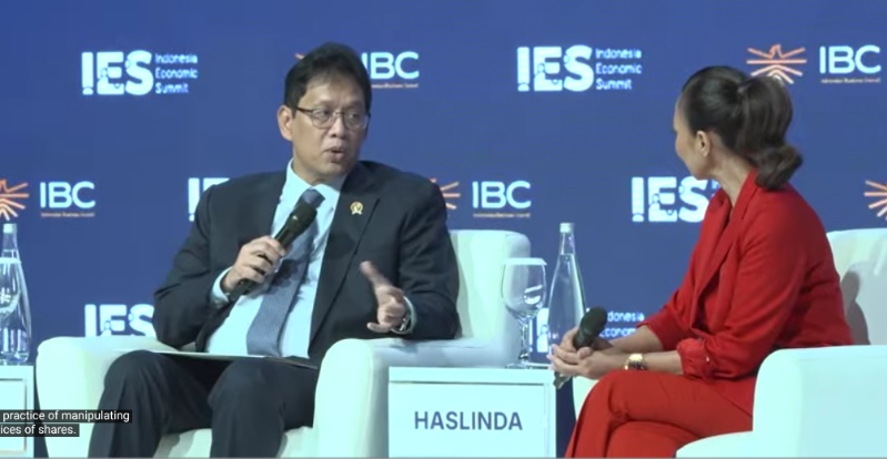 Menteri Keuangan RI Purbaya Sudhi Sadewa Berbicara di Indonesia Economic Summit