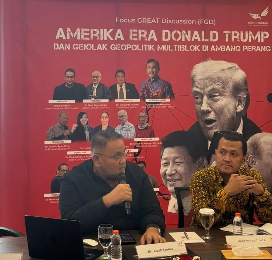 Direktur Geopolitik GREAT Institute, Dr. Teguh Santosa