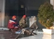ATM Terbakar, Damkar Tasikmalaya Bergerak Cepat