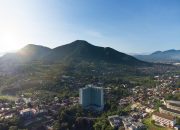 Panorama Kawasan Jatinangor tampak atas