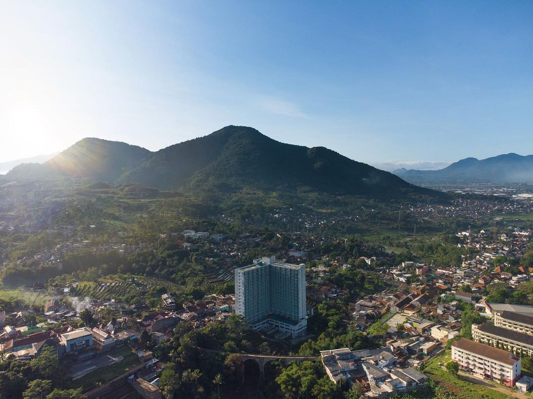 Panorama Kawasan Jatinangor tampak atas