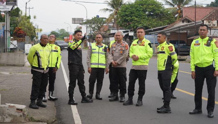 Ketupat Lodaya 2026:  Kapolres Tasikmalaya Kota Cek Kesiapan Pos PAM Jalur Arteri Selatan