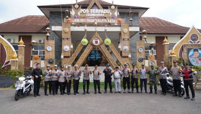 Kapolda Jabar Tinjau Pos Mudik Technopark Tasikmalaya