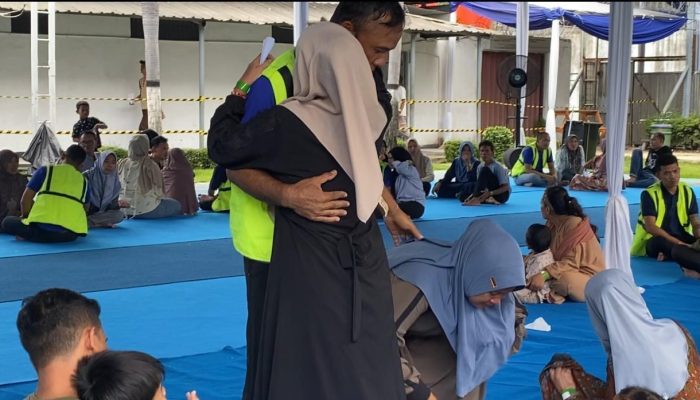 Hari Ketiga Lebaran, Lapas Kelas IIA Karawang Masih Dipadati Keluarga Warga Binaan