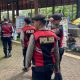 Personil Polisi Polresta Tasikmalaya Berpatroli Saat Lebaran