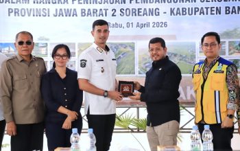 Wabup Bandung Ali Syakieb saat menerima Kunjungan Kerja Spesifik Komisi V DPR RI