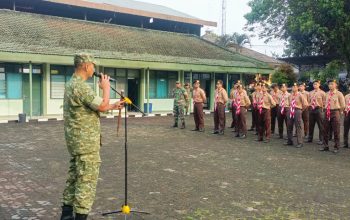 Kader Pesantren Digembleng Militer, 40 Kadet Dilepas Dandim Sukabumi