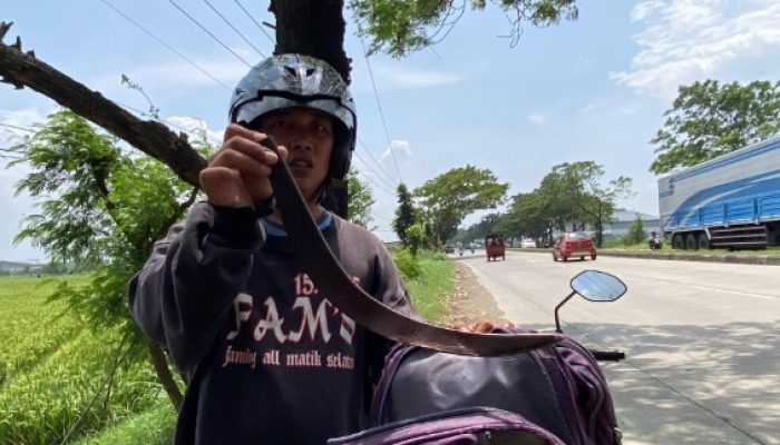 Pemudik Asal Kuningan Dibegal di Karawang, Motor Raib