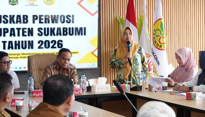 Rina Rosmaniar Japar Pimpin Perwosi Sukabumi 2026-2030