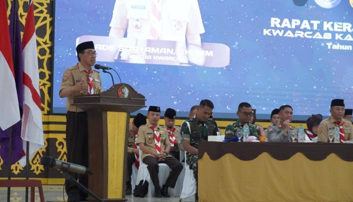 Bupati Sukabumi Apresiasi Peran Pramuka di Rakercab