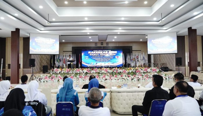 Rakerkab KONI 2026, Bupati Garut Targetkan Masuk 10 Besar Porprov XV