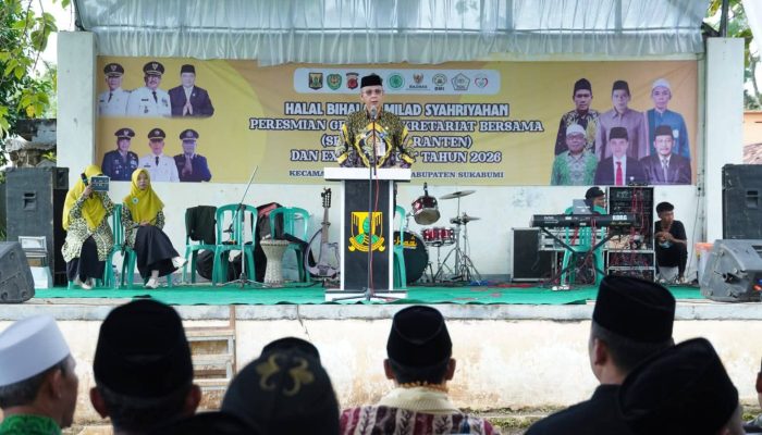 Resmikan Sekber Sagaranten, Bupati Sukabumi Serukan Harmoni