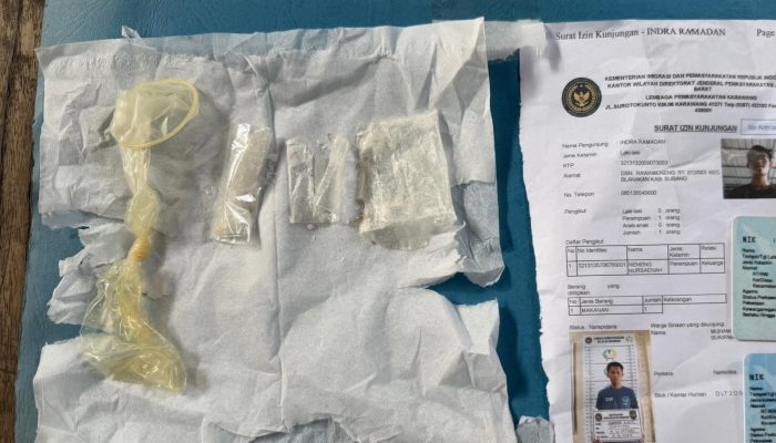 Penyelundupan Sabu Dalam Kondom ke Lapas Karawang Digagalkan Petugas