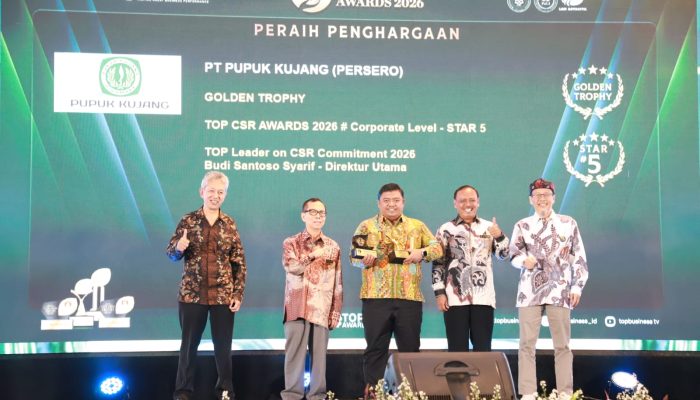 CSR Pupuk Kujang Sabet Bintang Lima Nasional
