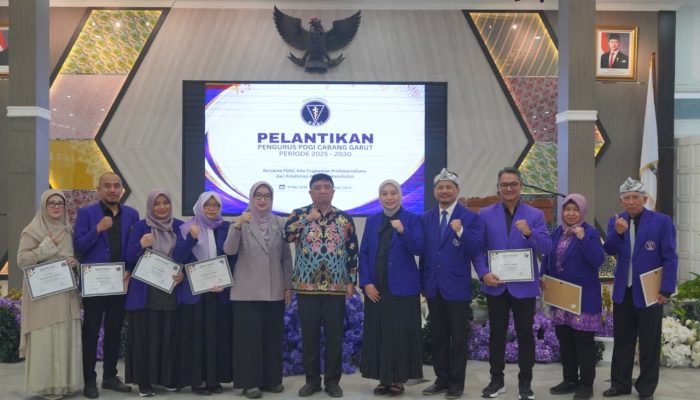 Kepengurusan PDGI Cabang Garut Periode 2025-2030 Resmi Dilantik